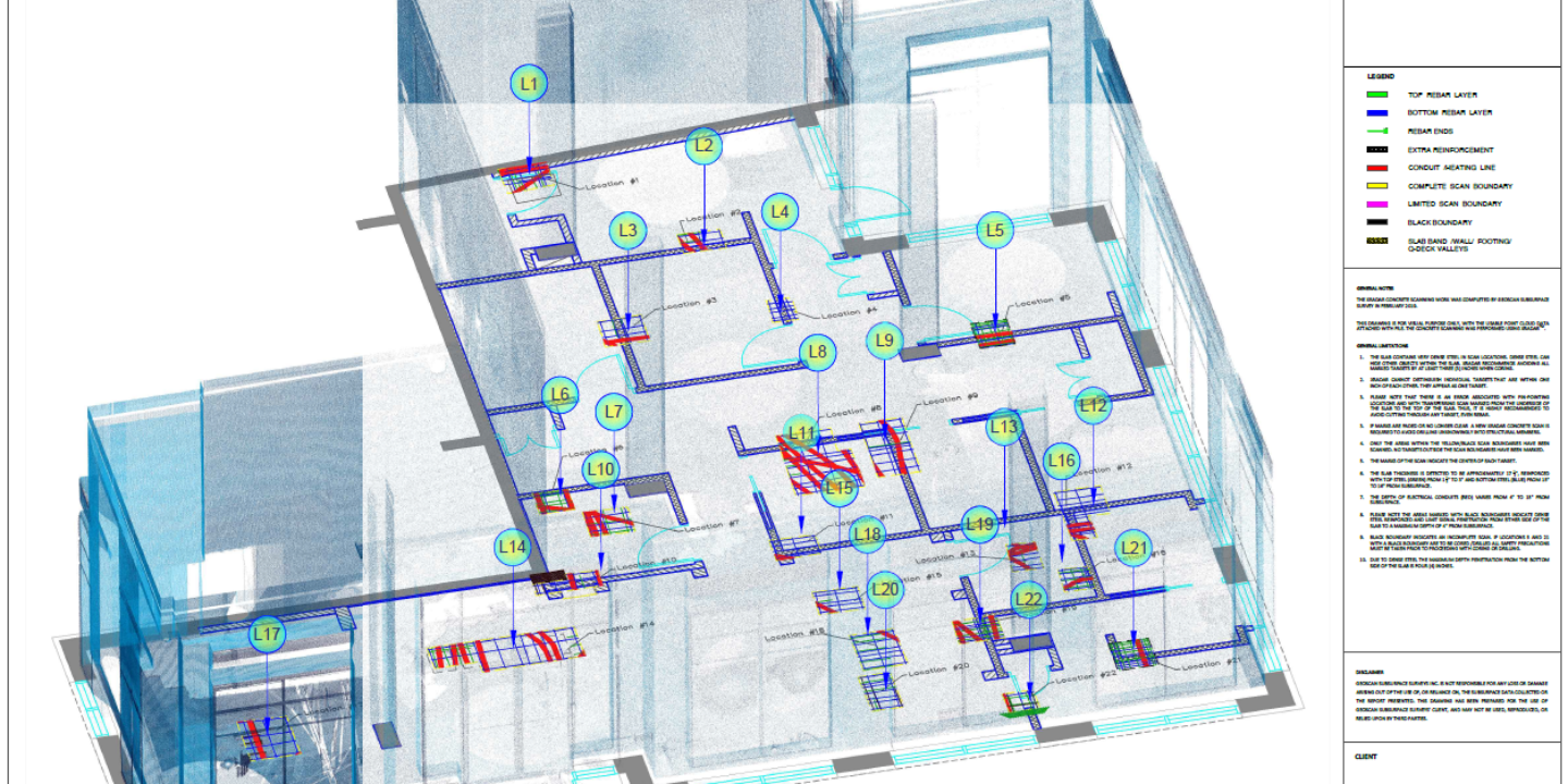 4 Advanced Concrete Scanning Reports using AutoCAD and 3D Scanning